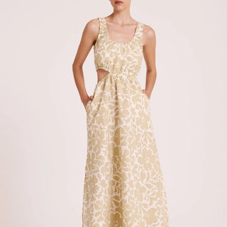 Soraya Maxi Dress - Aloe - Nude Lucy - The Soho Movement