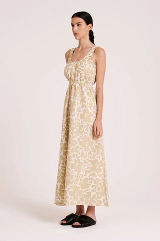 Soraya Maxi Dress - Aloe - Nude Lucy - The Soho Movement