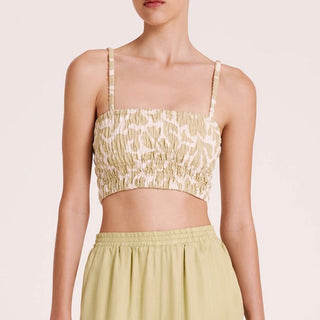 Soraya Shirred Bodice - Aloe - Boobtube - Nude Lucy - The Soho Movement