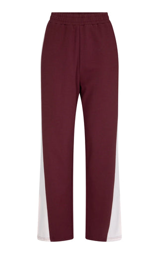St Germain Knit Pants - Red Wine - Trackpants - Araminta James - The Soho Movement