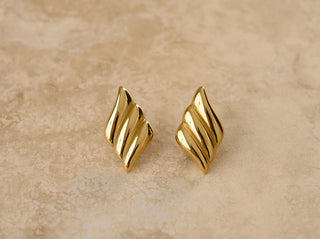 Storm Earrings - Gold - Jewelry - Indigo and Wolfe - The Soho Movement