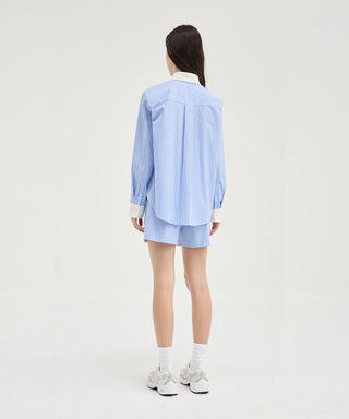 Striped Shorts - Blue Stripe - Shorts - Holiday shop. - The Soho Movement