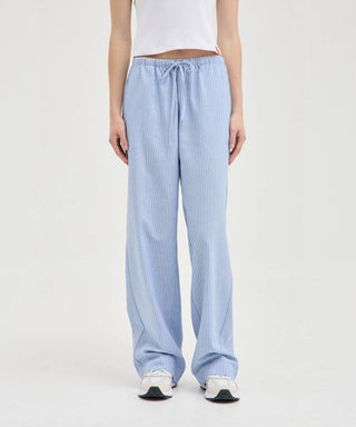 Striped Tie Pants - Blue Stripe - Pants - Holiday shop. - The Soho Movement