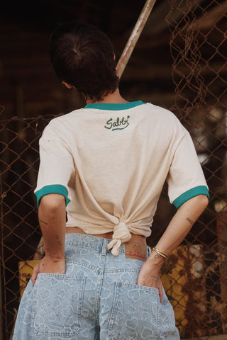 Sunsets and Cowgirls Tee - Cream - Tees - Sabbi - The Soho Movement