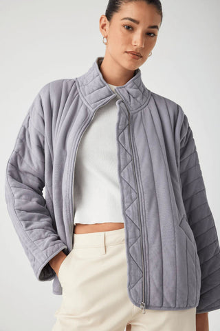 Tessa Jacket - Cement - Coats & Jackets - Arcaa Movement - The Soho Movement