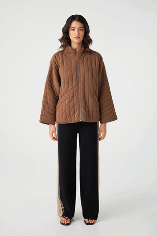Tessa Jacket - Chocolate - Coats & Jackets - Arcaa Movement - The Soho Movement