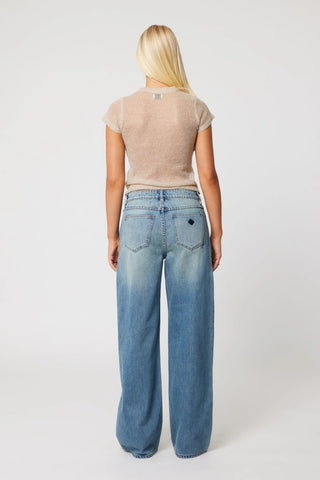 The 00 Baby Knit Tee - Mushroom - Tops - Abrand - The Soho Movement