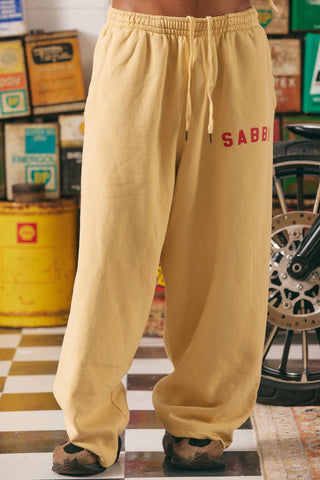 The Brenda Energy Wide Leg Sweat Pants - Butter - Trackpants - Sabbi - The Soho Movement