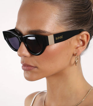 The Carla - Black/Jet - Sunglasses - Banbé - The Soho Movement