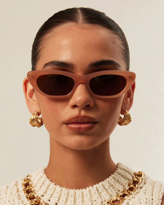 The Caroline - Nude/Brown - Sunglasses - Banbé - The Soho Movement