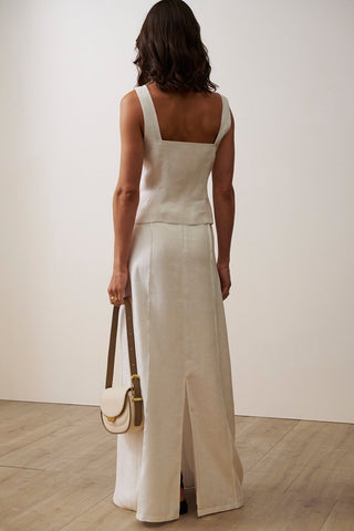 The Charlotte Vest - White - Shirts & Tops - Sancia - The Soho Movement