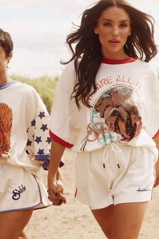 The Chido Shorts Superstar - White/Red - Shorts - Sabbi - The Soho Movement