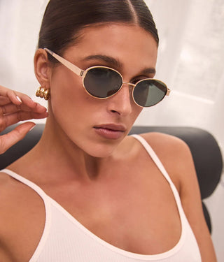 The Evangelista - Gold/Green - Sunglasses - Banbé - The Soho Movement