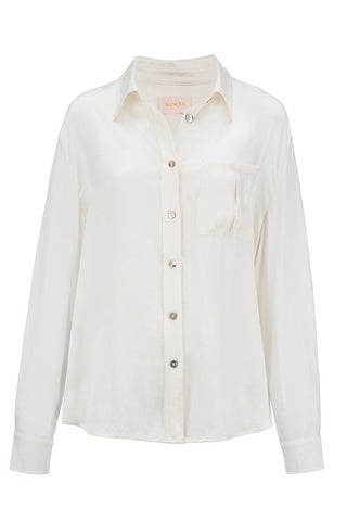 The Florence Shirt - Ecru - Shirts & Tops - Sancia - The Soho Movement