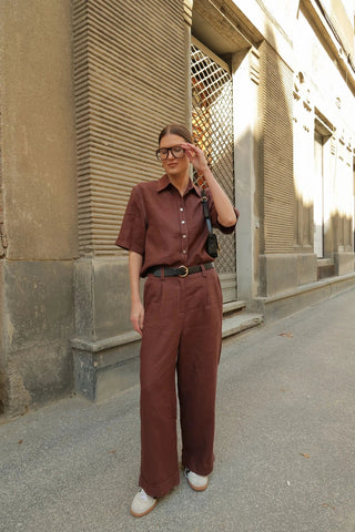 The Jelani Pant - Cinnamon - Pants - Sancia - The Soho Movement