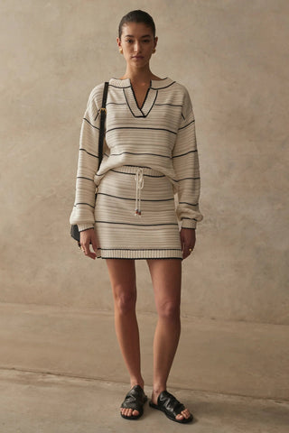 The Serena Knit Jumper - Deco - Knitwear - Sancia - The Soho Movement