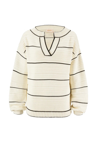 The Serena Knit Jumper - Deco - Knitwear - Sancia - The Soho Movement