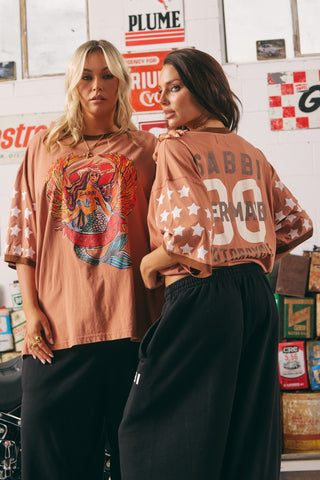 The Very Oversized Dream Big Brenda Tee - Clay - Tees - Sabbi - The Soho Movement