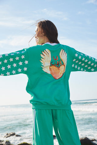 The You Cute Diego Jumper - Green - Jumpers - Sabbi - The Soho Movement