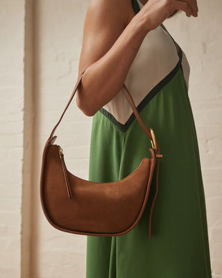 The Yvette Halfmoon Bag - Maple - Handbags - Sancia - The Soho Movement