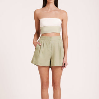 Thilda Tailored Short - Sage - Nude Lucy - The Soho Movement
