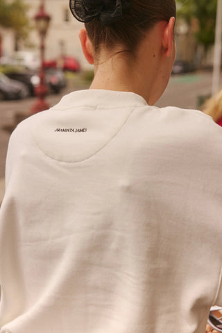 Tokyo Sweatshirt - Warm White - Sweater - Araminta James - The Soho Movement