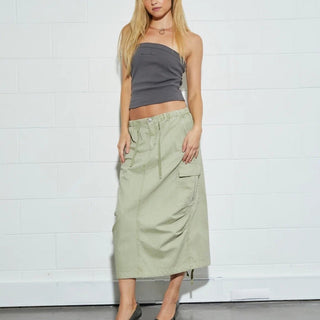 Utility Skirt - Sage - Abrand - The Soho Movement