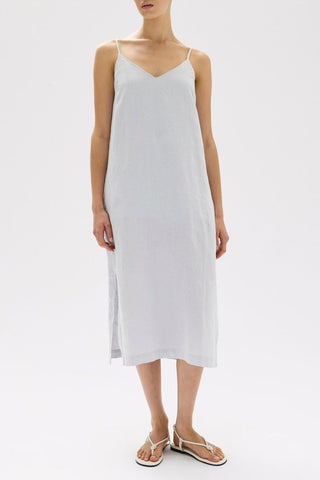 Vallory Linen Slip Dress - Blue Haze - Dresses - Assembly Label - The Soho Movement