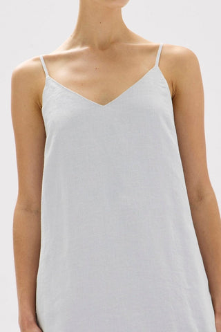 Vallory Linen Slip Dress - Blue Haze - Dresses - Assembly Label - The Soho Movement