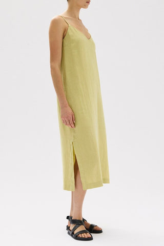 Vallory Linen Slip Dress - Pear - Dresses - Assembly Label - The Soho Movement
