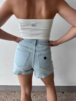 Venice Short - Bleached Vintage Blue - Abrand - The Soho Movement