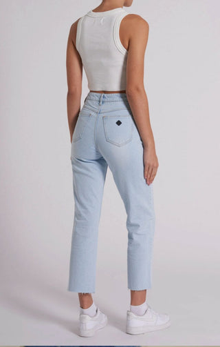 Venice Straight Kes - Bleached Vintage Blue - Jeans - Abrand - The Soho Movement