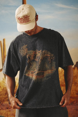 The Very Oversized Buck Yeah Tee - Black
