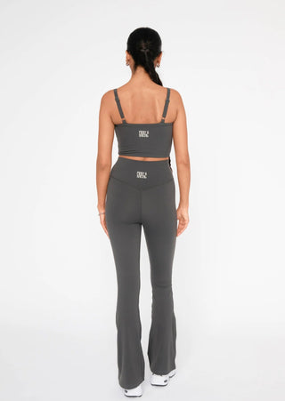 Vibration Flare - Charcoal - Activewear - Pinky & Kamal - The Soho Movement