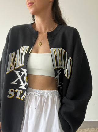 Vintage Collegiate Cardigan - East Texas Black - Cardigan - Vintage - The Soho Movement