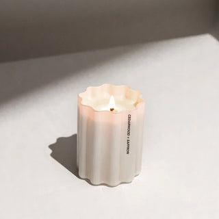 Wave Candle - Cedarwood + Saffron - Fazeek - The Soho Movement