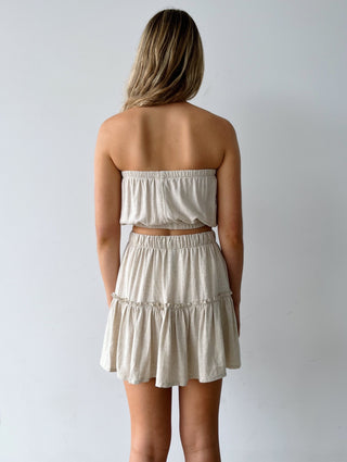 Ruffle Skirt - Oat