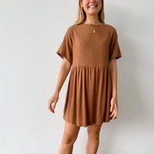 Load image into Gallery viewer, Soho Smock Dress - Tobacco
