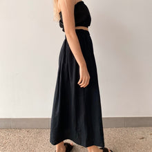 Load image into Gallery viewer, Lunar Linen Skirt - Black
