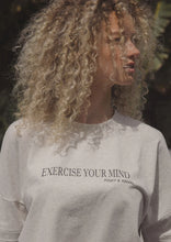 Load image into Gallery viewer, Exercise Your Mind T-Shirt - Grey Marle
