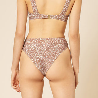 Marlow High Waist Bikini Bottom - Persian Floral