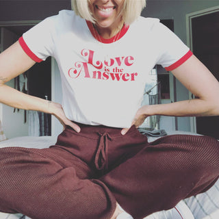 Love Is The Answer Tee - Red