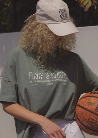 Pinky & Kamal Logo Tee - Sage
