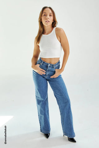 94 High and Wide - Chantell Organic - Jeans - Abrand - The Soho Movement