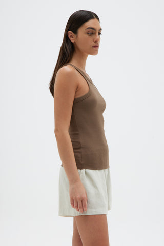 Ciel Organic Rib Tank - Dune