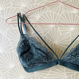 Heart String Bralette - Khaki