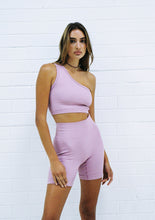 Load image into Gallery viewer, One Shoulder Crop - Lilac
