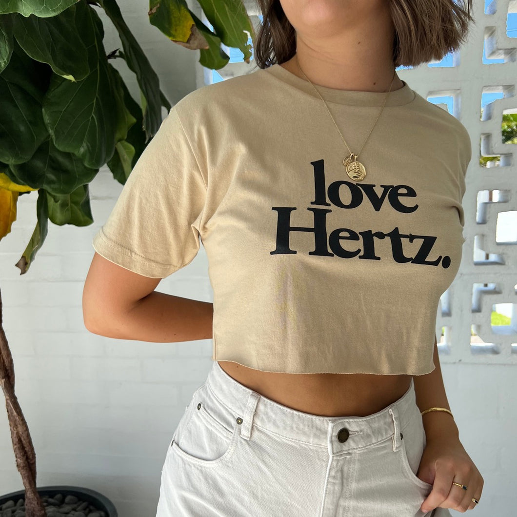 Love Hertz Tee - Taupe