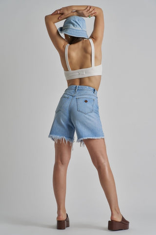 A Carrie Short - Riley Rip - Denim Shorts - Abrand - The Soho Movement