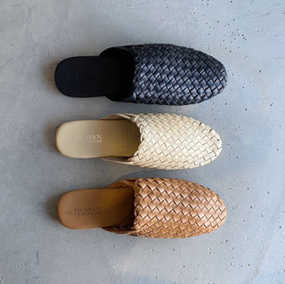 Barland Slides - Tan - Shoes - Human Premium - The Soho Movement
